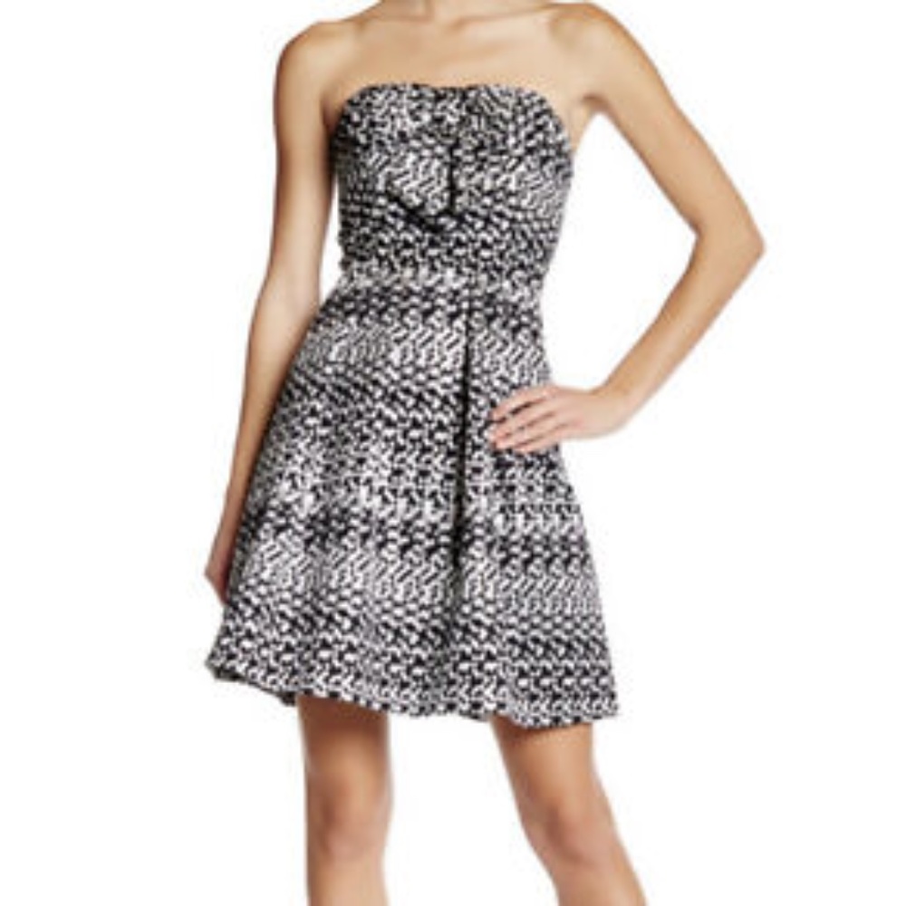 Anthropologie Eva Franco Fifi Strapless Bow Dress